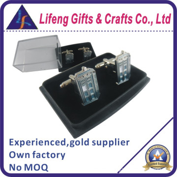 Custom Metal Cufflinks with Plastic Box